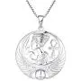 JO WISDOM Nefertiti Necklace,925 Sterling Silver Egypt Queen Nefertiti Pendant Necklace,Ankh Cross Jewelry for Women JO WISDOM Nefertiti Necklace,925 Sterling Silver Egypt Queen Nefertiti Pendant Necklace,Ankh Cross Jewelry for Women