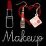 WSNANG Lipstick 3D Earrings Estheticians Gift Makeup Artist Jewelry Gift for Women Teens Girl