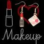 WSNANG Lipstick 3D Earrings Estheticians Gift Makeup Artist Jewelry Gift for Women Teens Girl