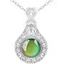 Jude Jewelers Round Shape Color Changing Mood Indicator Statement Party Pendant Necklace Jude Jewelers Round Shape Color Changing Mood Indicator Statement Party Pendant Necklace