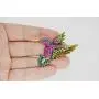 JUMOO Color Crystal Rhinestone Hummingbird Brooch for Women Girls Bird pin Fashion Jewelry JUMOO Color Crystal Rhinestone Hummingbird Brooch for Women Girls Bird pin Fashion Jewelry