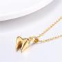 U7 Dental Necklace Mini Cute Teeth Pendant Rolo Chain Stainless Steel / 18K Gold Plated Tooth Necklaces