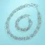 UNY Style Trendy Elegant Vintage Retro Unique Fashion style 2 Tone Double Twist Wire Link Women Short Chain Necklace UNY Style Trendy Elegant Vintage Retro Unique Fashion style 2 Tone Double Twist Wire Link Women Short Chain Necklace