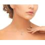 Cultured Pearl Pendant Sydney Necklace for Women with Pink Freshwater Pearl - THE PEARL SOURCE