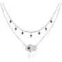 Lovgifset Hamsa Hand Necklace Blue Evil Eye Layered Necklaces for Women Sapphire Birthstone S925 Sterling Silver Dainty Double Layer Jewelry Lovgifset Hamsa Hand Necklace Blue Evil Eye Layered Necklaces for Women Sapphire Birthstone S925 Sterling Silver Dainty Double Layer Jewelry