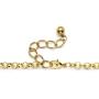 Palm Beach Jewelry Gold Tone Round Yellow Lucite, Drop Earring and Bib Necklace Set (65mm), Lobster Claw Clasp, 18 inches Plus 3 inch exten