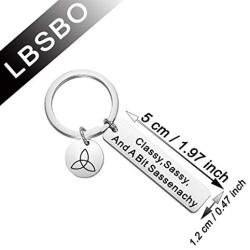 Outlander Inspired Jewelry Funny Classy Sassy and A Bit Sassenachy Keychain Outlander Fans Gifts