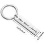 KUIYAI Adoption Keychain Love Makes A Family Keyring Step Parent Keychain Father Mother Child Gift