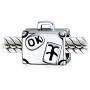 Vacation Europe Paris London Tourism Travel Suitcase Luggage Charm Bead For Women Teen Oxidized Two Tone .925 Sterling Silver Fits European Bracelet