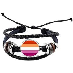 LGBTQ Pride Bracelet- Rainbow Bangle - Rainbow Jewelry Bracelet,Lesbian Pride Bangle,Minimalist Bracelet,Dainty Bracelet,N235