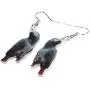 NEWEI Acrylic Novelty African Grey Parrots Bird Earrings Dangle Drop For Women Girl Wild Animal Jewelry Charm Gifts NEWEI Acrylic Novelty African Grey Parrots Bird Earrings Dangle Drop For Women Girl Wild Animal Jewelry Charm Gifts