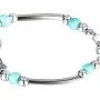 kelistom Vintage Beaded Chain Link Bracelet for Women Teen Girls, Unique Design Minimalist Jewelry Party Gifts