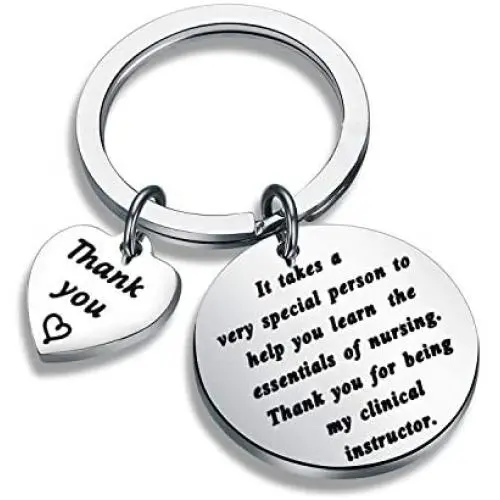 AKTAP Clinical Instructor Gifts Nursing Jewelry Nurse Instructor Gifts Thank You for Being My Clinical Instructor Keychain Thank You Gift Idea for Clinical Nurse Teacher AKTAP Clinical Instructor Gifts Nursing Jewelry Nurse Instructor Gifts Thank You for Being My Clinical Instructor Keychain Thank You Gift Idea for Clinical Nurse Teacher