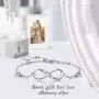 Billie Bijoux Womens 925 Sterling Silver Infinity Endless Love Symbol Charm Adjustable Bracelet Gift for Women Girls Mom Mothers Day Billie Bijoux Womens 925 Sterling Silver Infinity Endless Love Symbol Charm Adjustable Bracelet Gift for Women Girls Mom Mothers Day