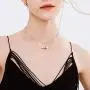 YL Womens Sideways Cross Necklace 925 Sterling Silver Polished Double Criss Pendant Cubic Zirconia Jewelry YL Womens Sideways Cross Necklace 925 Sterling Silver Polished Double Criss Pendant Cubic Zirconia Jewelry