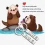 MAOFAED Couple Keychain Set I Found My Otter Half Otter Couple Gift Otter Keychain Otter Lover Gift Boyfriend Gift Husband Keychain MAOFAED Couple Keychain Set I Found My Otter Half Otter Couple Gift Otter Keychain Otter Lover Gift Boyfriend Gift Husband Keychain