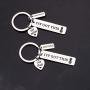 CENWA IVF Got This Mom/Dad Keychain Set Infertility Gift IVF IUI Gift Lucky Fertility Jewelry IVF Encouragement Gift