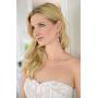 Mariell Vintage Cubic Zirconia and Rose Gold Bridal Earrings with Genuine Freshwater Pearl Drops