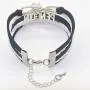 HHHbeauty Penguin Bracelet Jewelry Leather Infinity Love Penguin Gifts Penguin Jewelry Bracelet Gifts for Women, Girls, Men, Boys Most Popular Penguin Themed Gifts