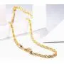 FOCALOOK 3MM Stainless Steel Twist Rope Chain for Women Men Thick Replacement Chain for Your Pendant 18-30 Inch (Silver/Black/Gold Color)