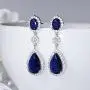 SELOVO Teardrop Drop Dangle Earrings Silver Tone Party Jewelry SELOVO Teardrop Drop Dangle Earrings Silver Tone Party Jewelry