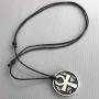 Pagan Jewelry Ankh Cross of life Anubis Bastet Bast Eye of Ra Horus Egyptian Protection Amulet Men Women Coin Pendant Necklace Money Lucky Charm Safe Travel Talisman Medallion w Black Adjustable Cord