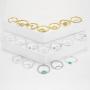 FUTIMELY Boho Retro Stackable Rings Sets for Teen Girls Women,Peak Sea Wave Compass Turquoise Rhinestone Knuckle Joint Finger Kunckle Nail Ring Sets