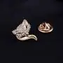 KENYG Lovely Rhinestone Fox Brooches Pins Women Shirt Collar Decoration Jewellery 2 PCS
