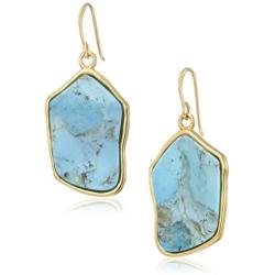 Barse Turquoise Statement Drop Earrings