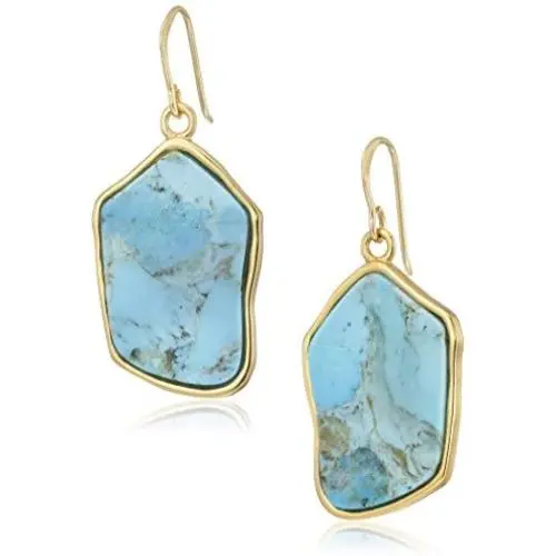 Barse Turquoise Statement Drop Earrings Barse Turquoise Statement Drop Earrings