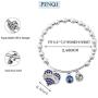 PENQI 1920 Sorority Jewelry Finer 1920 Love Charm Necklace/Bracelet 1920 Greek Sorority Jewelry Gift for Women Girls