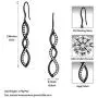 Womens Lucky Infinity Symbol Earrings Sterling Silver Round Cut CZ Synthetic Diamond Infinity Dangle Earrings Filigree Bridal Hook Drop Earrings Jewelry for Wedding Engagement Womens Lucky Infinity Symbol Earrings Sterling Silver Round Cut CZ Synthetic Diamond Infinity Dangle Earrings Filigree Bridal Hook Drop Earrings Jewelry for Wedding Engagement