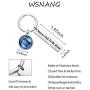 WSNANG Tardis Gift Never Fail to Be Kind Keychain Police Box Charm Jewelry Movie Quote Jewelry for Fans