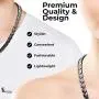 Elegant Titanium Magnetic Therapy Necklace Pain Relief for Neck Arthritis Migraine Headaches Shoulders and Back Elegant Titanium Magnetic Therapy Necklace Pain Relief for Neck Arthritis Migraine Headaches Shoulders and Back