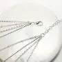 TseanYi Layering Moon Star Necklaces Silver Crescent Moon Pendant Necklace Vintage Bead Choker Necklace Chain Jewelry for Women and Girls