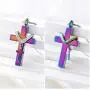 Stainless Steel Angel Wings Heart Cross Urn Pendant Necklace Memorial Ash Keepsake Cremation Jewelry