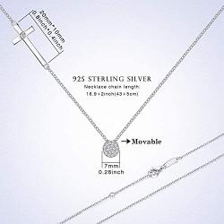 925 Sterling Silver Cross Necklace for Women CZ Dot Necklace for Girls Cross Jewelry for Christmas, Birthday or Anniversary by AmorAime