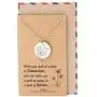 Quan Jewelry Dandelion Plate Pendant Necklace with Message Card, Inspirational Jewelry for Women Quan Jewelry Dandelion Plate Pendant Necklace with Message Card, Inspirational Jewelry for Women