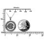 SILVER MOUNTAIN S925 Sterling Silver Sun Crescent Moon Star Celestial Jewelry Pendant Necklace for Women Girls Birthday Gift, 18 Inch
