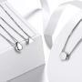 Aurora Tears Small Necklace Women 925 Sterling Silver Little Pendant/Earrings Dainty Jewelry