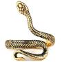 HZMAN Snake Ring Men Women Gothic Jewelry Retro Animal Fashion Personality Stainless Steel Ring