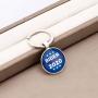 FAADBUK Biden Harris 2020 Vote Keychain Biden Harris Democrat Elections President Vote Keychain Biden President 2020 Jewelry for Friend Family (Style 1 K-S)