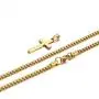 Ursteel Cross Necklace for Men, Stainless Steel Silver Black Gold Cross Pendant Necklace for Men, 16-24 Inches Box Chain