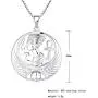 JO WISDOM Nefertiti Necklace,925 Sterling Silver Egypt Queen Nefertiti Pendant Necklace,Ankh Cross Jewelry for Women JO WISDOM Nefertiti Necklace,925 Sterling Silver Egypt Queen Nefertiti Pendant Necklace,Ankh Cross Jewelry for Women