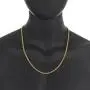 The Bling Factory 4mm-14mm 14k Yellow Gold Plated Flat Cuban Link Curb Chain Necklace The Bling Factory 4mm-14mm 14k Yellow Gold Plated Flat Cuban Link Curb Chain Necklace
