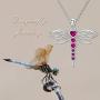 PELOVNY Charm Dragonfly Necklace for Women Sterling Silver Animal Pendant Necklace Dragonfly Jewelry Gift for Girlfriend Lover