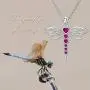 PELOVNY Charm Dragonfly Necklace for Women Sterling Silver Animal Pendant Necklace Dragonfly Jewelry Gift for Girlfriend Lover PELOVNY Charm Dragonfly Necklace for Women Sterling Silver Animal Pendant Necklace Dragonfly Jewelry Gift for Girlfriend Lover