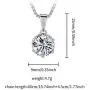 PIRATESHIP Pendant Necklace for Women 925 Sterling Silver Original Fashion Jewelry for Her Birthday Gift Mothers Day Valentines Day Luxury Gift Package
