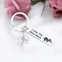 SEIRAA Sloth Hanging Jewelry Cute Animal Sloth Quote Keychain for Sloth Lover Love You Slow Much
