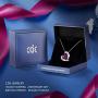 CDE Love Heart Pendant Necklaces for Women Silver Tone Rose Gold Tone Crystals Birthstone Valentines Day Jewelry Gifts for Women Party/Anniversary Day/Birthday